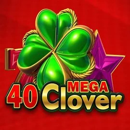 Logo of 40 Mega Clover from Amusnet Interactive at GoldRun Casino