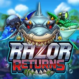 Razor Returns slot icon by Push Gaming, available at GoldRun Casino