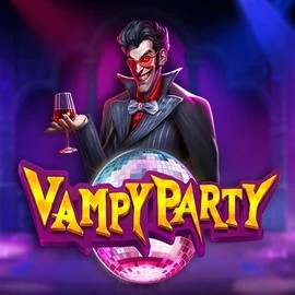 Vampy Party slot logo by Pragmatic Play at GoldRun Casino